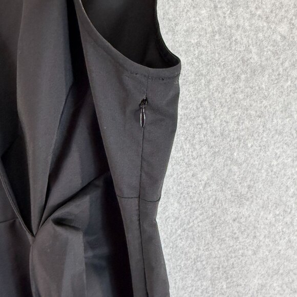 Hinson Wu Womens Black Ellen Dress Sleeveless Faux Wrap Tie Front Size Large - Picture 7 of 13